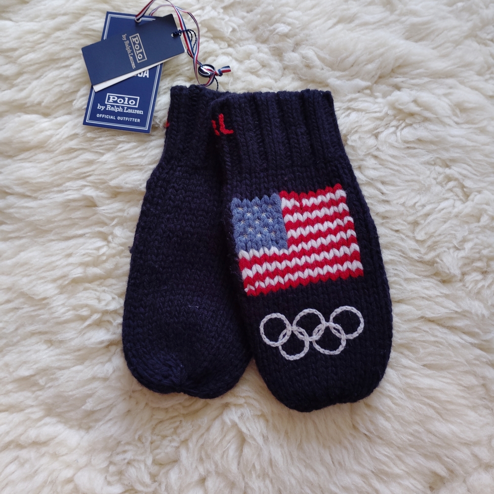 NEW Ralph Lauren Team USA Mittens - Picture 2 of 5
